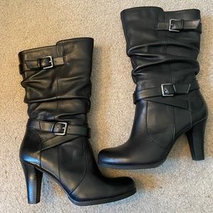 Women’s Black Leather Boots